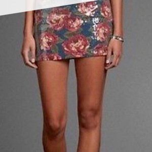 Abercrombie Sequin Floral Skirt